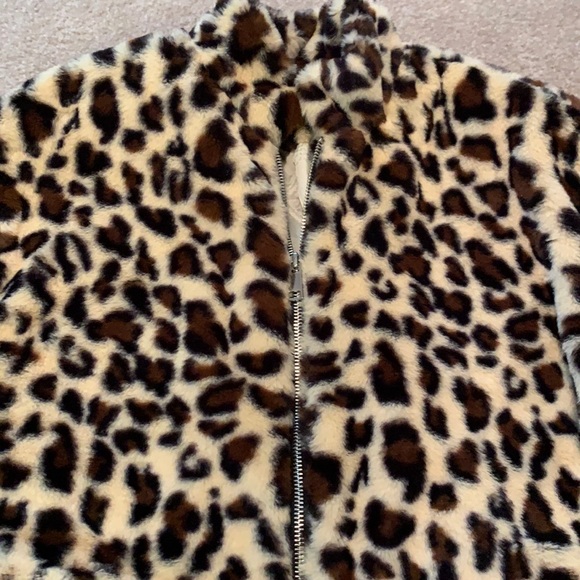 Jackets & Blazers - Women’s Boutique Leopard Print Fur Coat